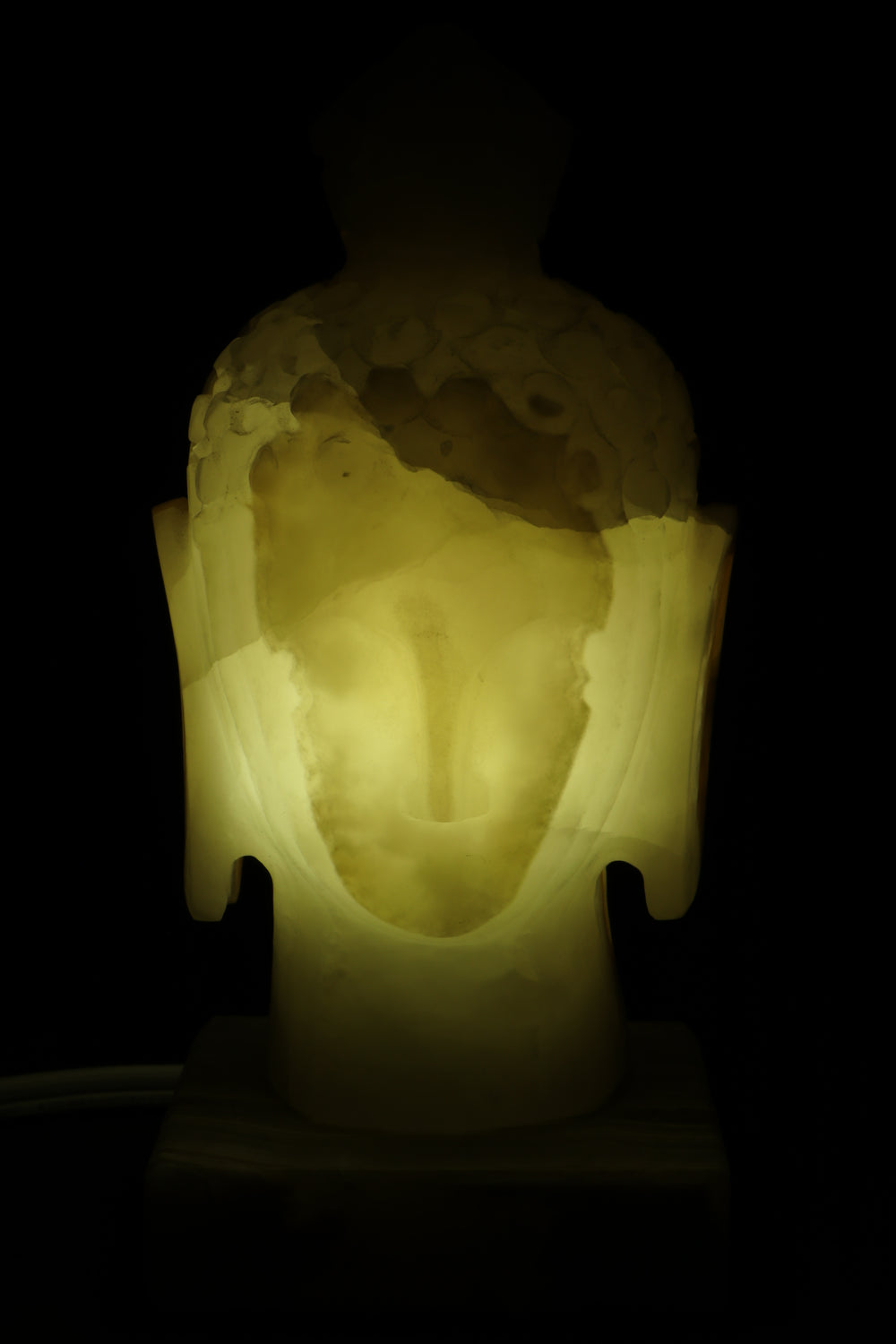 Onyx Buddha Head Lamp TD786
