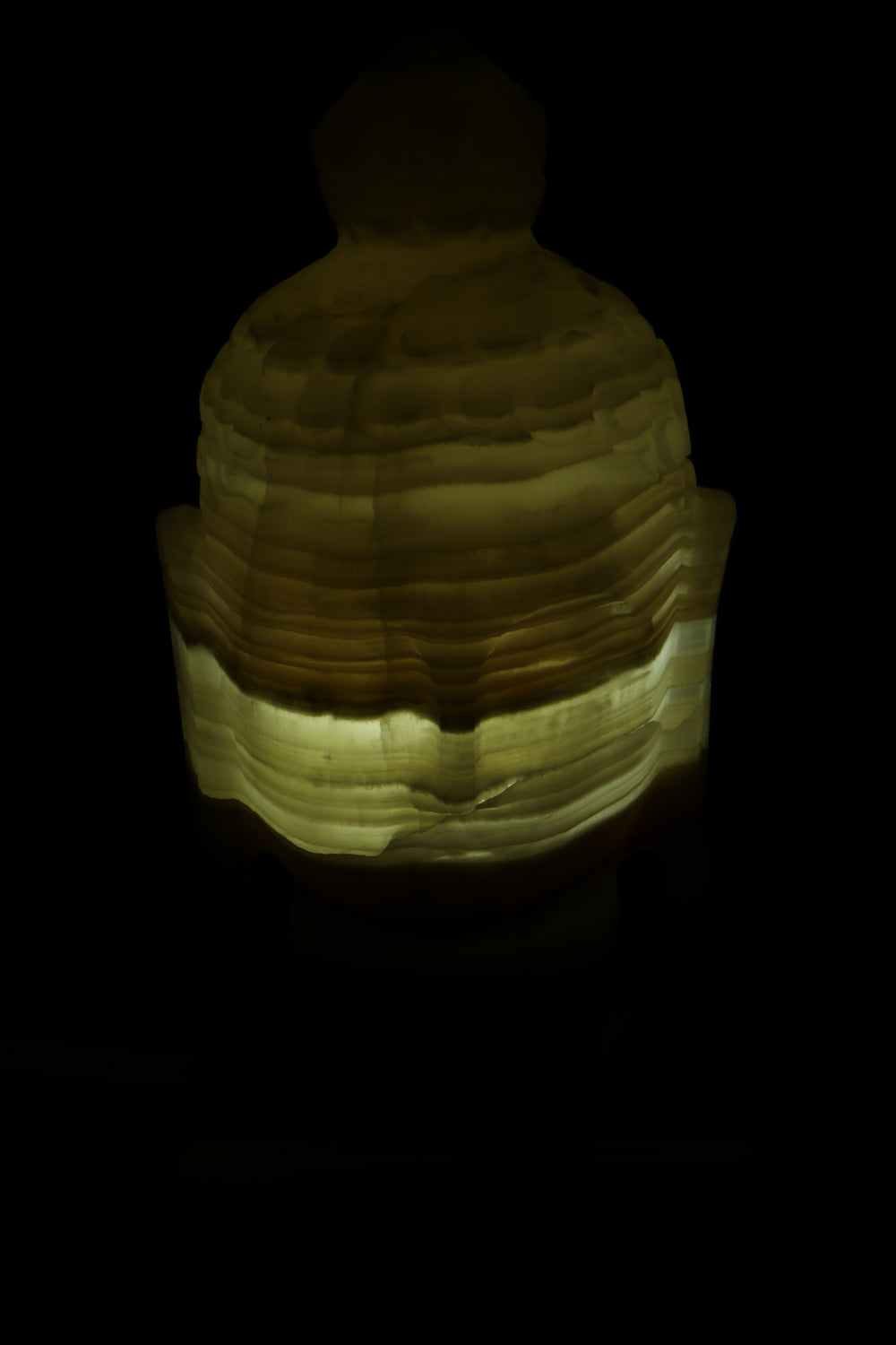 Onyx Buddha Head Lamp TD790