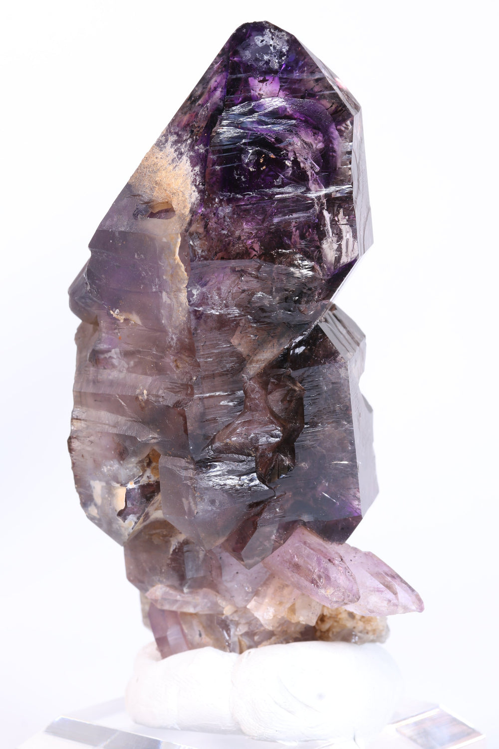 4" Shangaan Amethyst Scepter with Moving Enhydro TU133