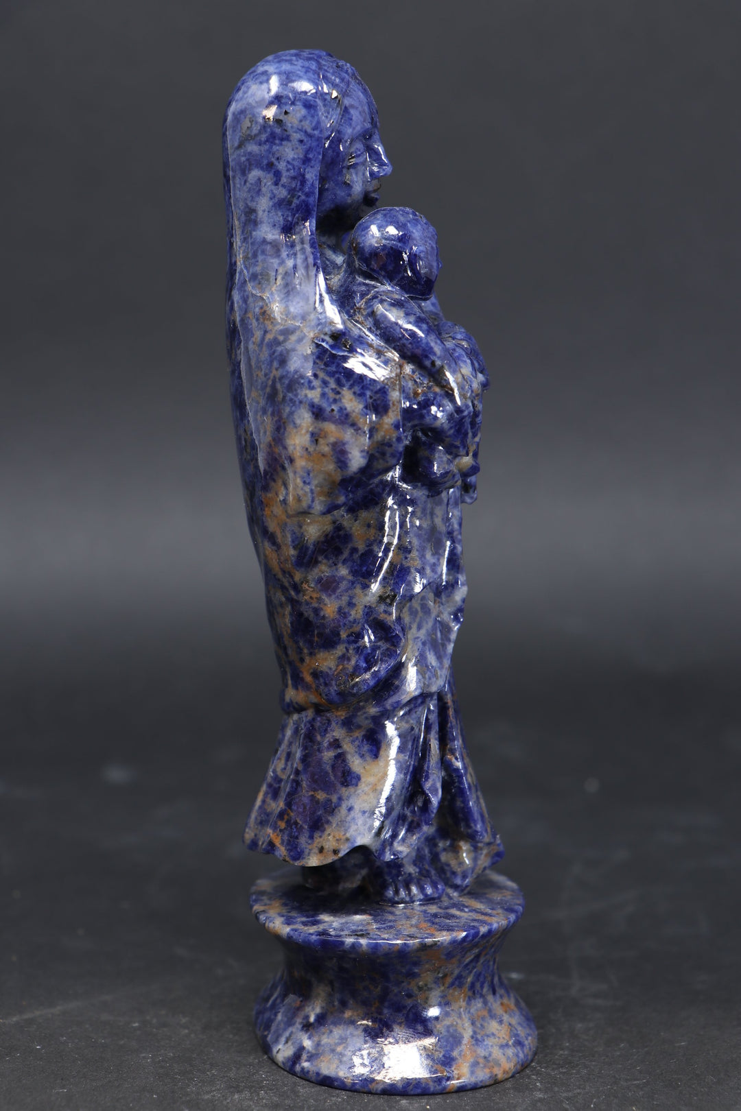 Sodalite Mother Mary Statue TU1922