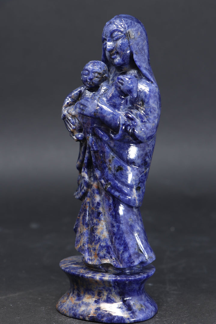 Sodalite Mother Mary Statue TU1922