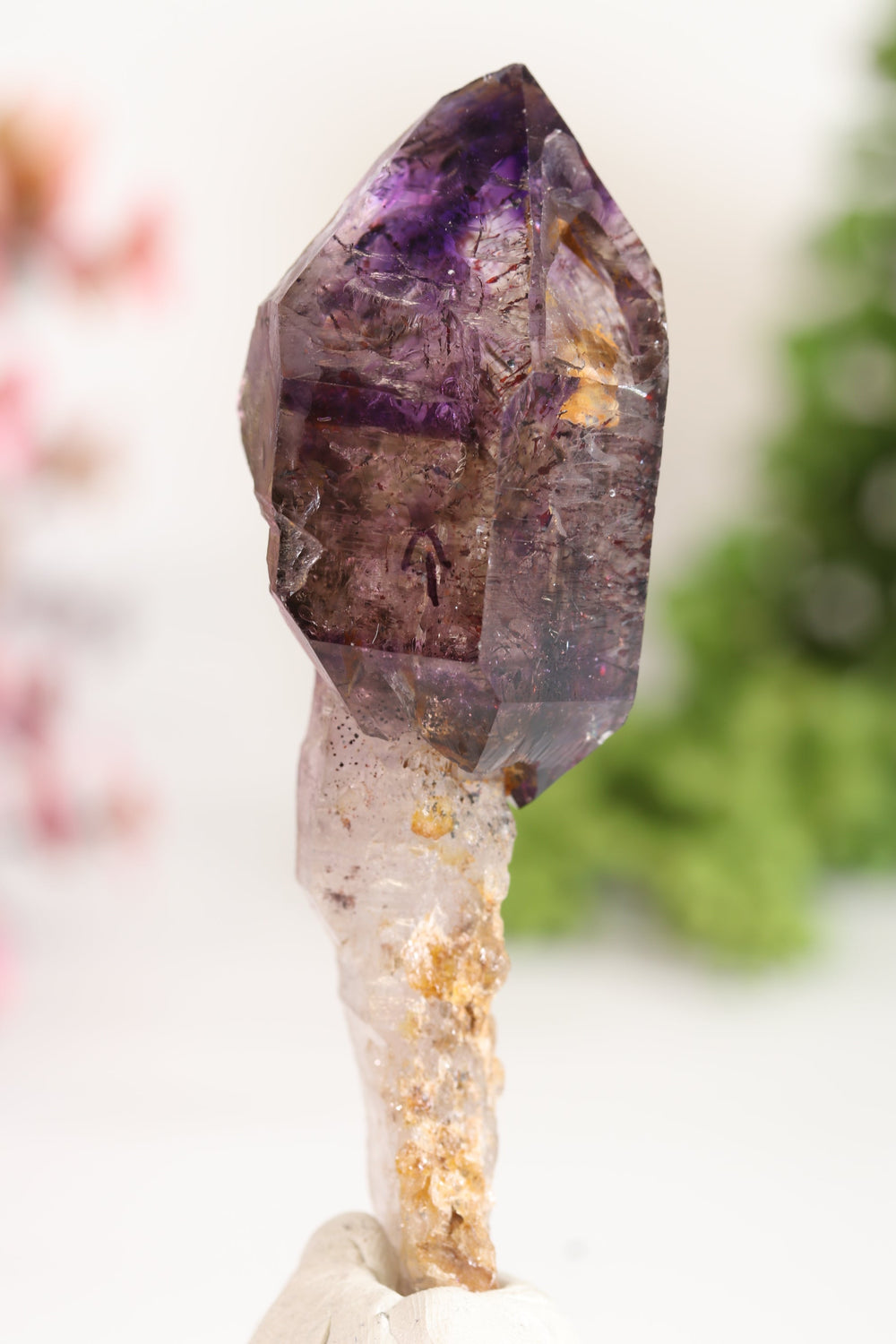 Shangaan Amethyst Sceptor with Moving Enhydro TU2959