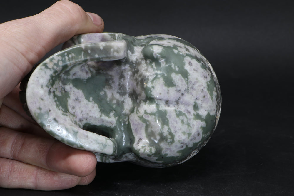 Peace Jasper Skull TU3016