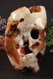 Quartz Cluster Skull Carving TU3789