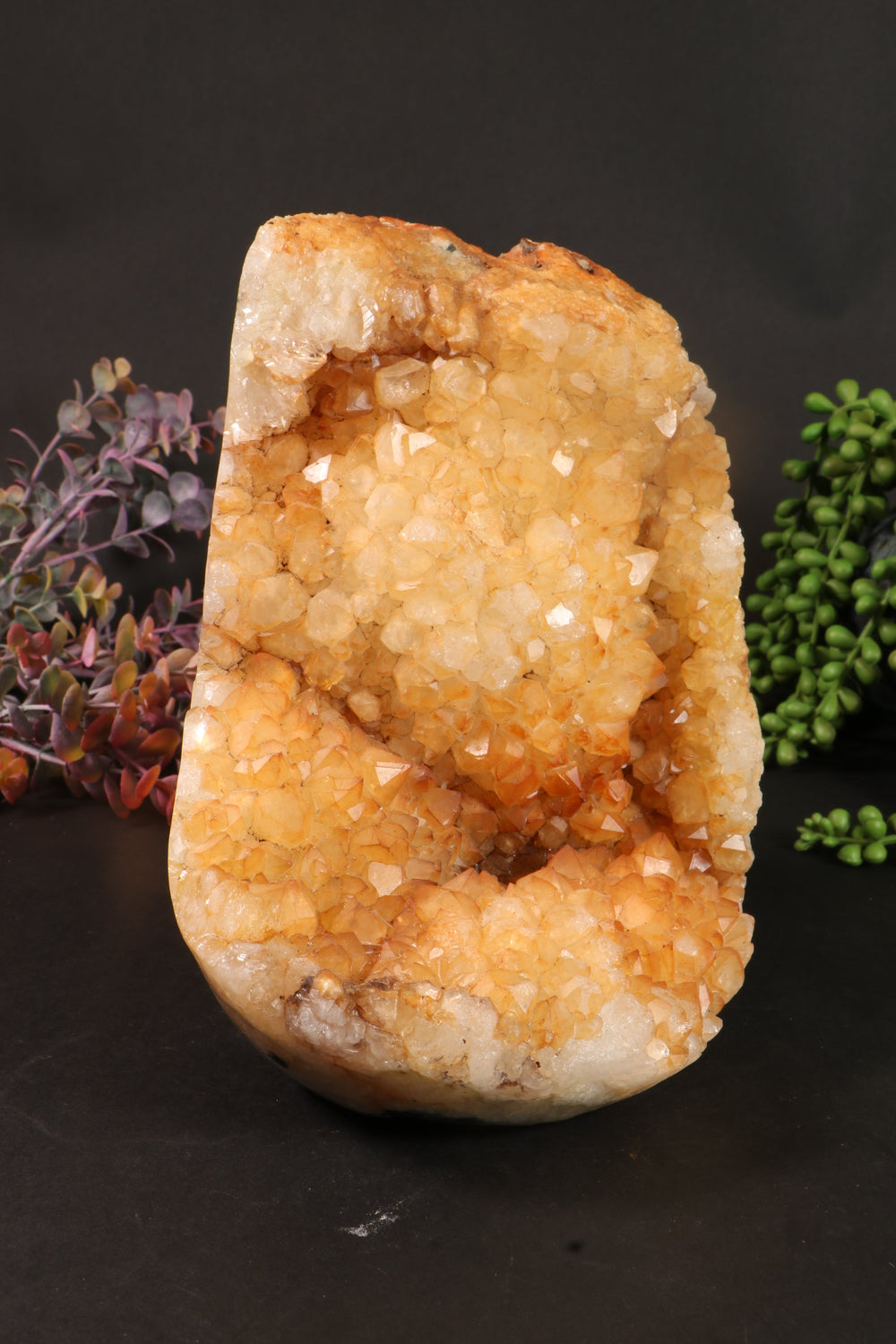 Quartz Cluster Skull Carving TU3789