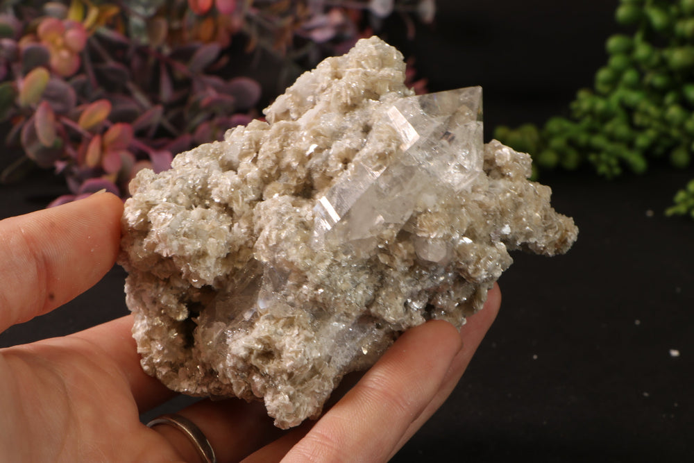 Quartz with Aquamarine and Mica TU3803
