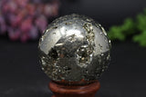 2.1" Peruvian Pyrite Sphere TV190