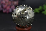 2.1" Peruvian Pyrite Sphere TV190