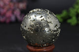 2.1" Peruvian Pyrite Sphere TV196
