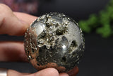 2.1" Peruvian Pyrite Sphere TV196