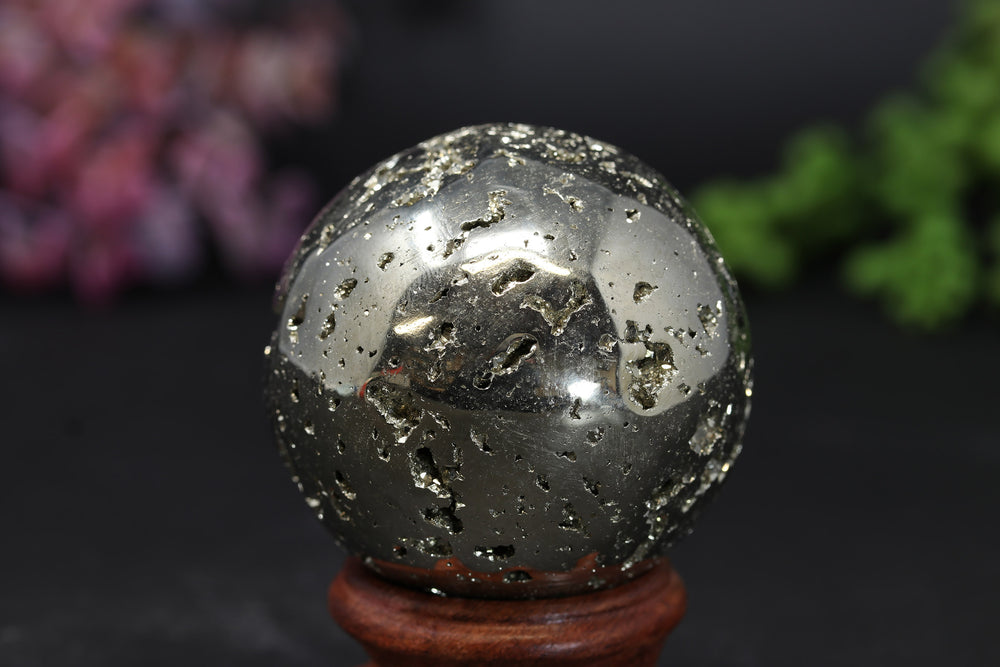 2" Peruvian Pyrite Sphere TV197