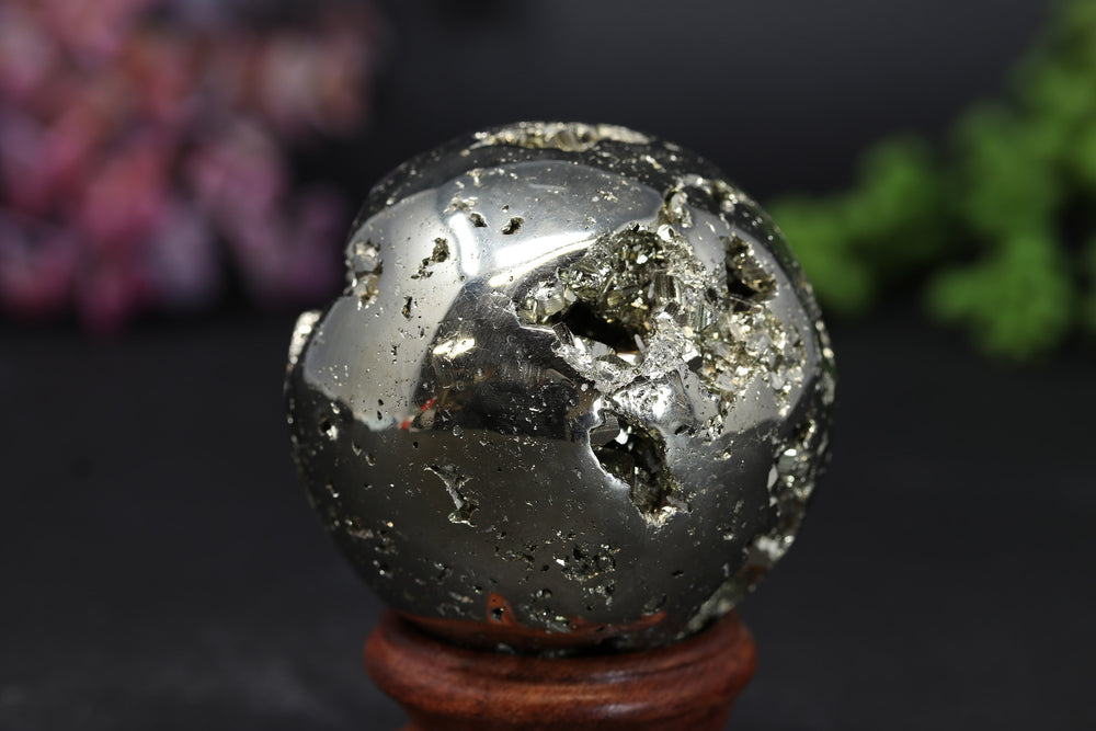 2" Peruvian Pyrite Sphere TV201