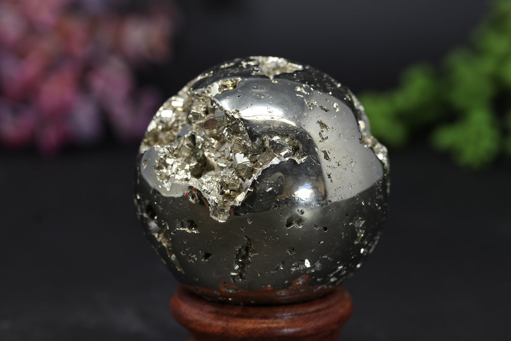 2" Peruvian Pyrite Sphere TV201