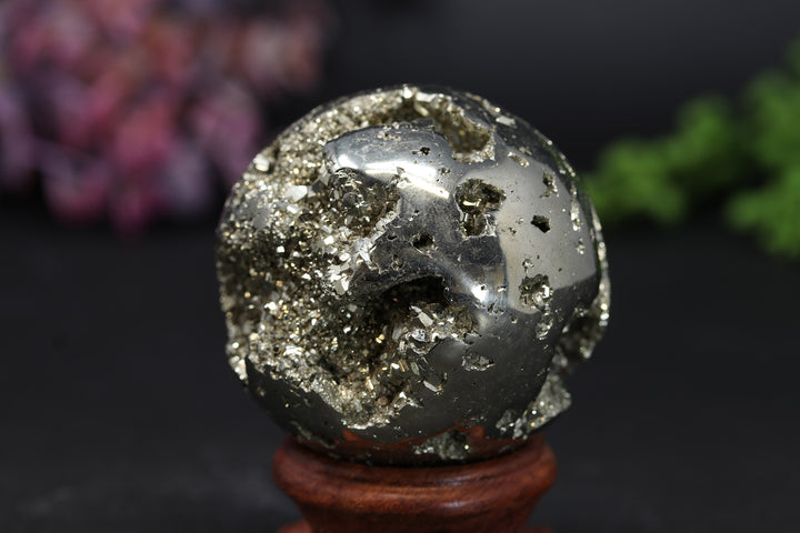 2.1" Peruvian Pyrite Sphere TV202