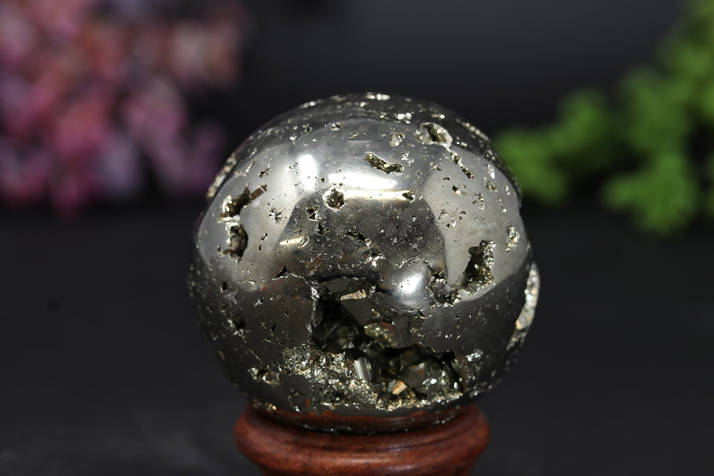 2" Peruvian Pyrite Sphere TV208