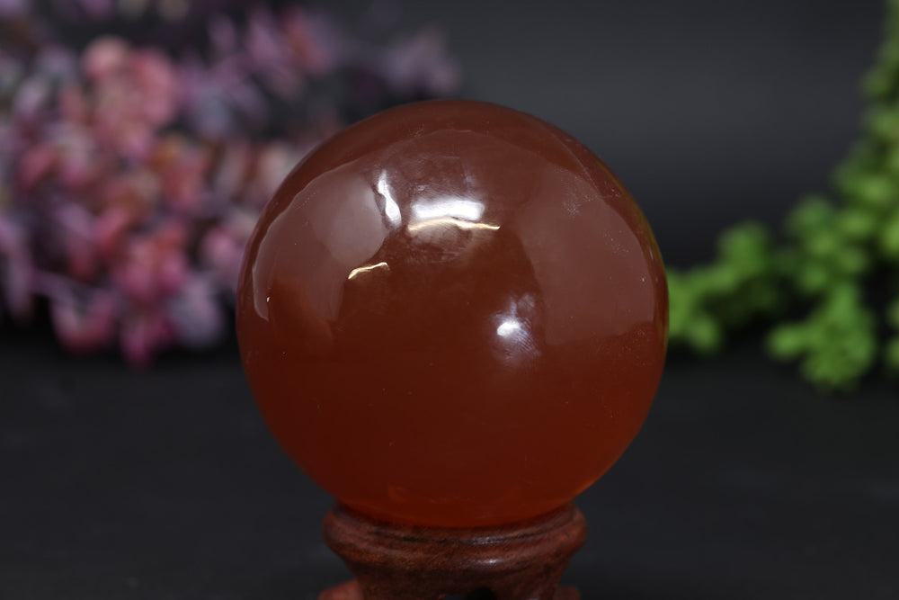 2.5" Pakistan Honey Calcite Sphere TV27