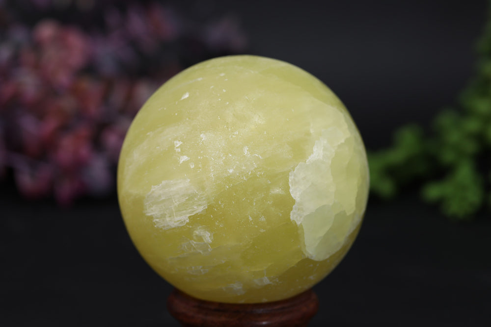 2.5" Pakistan Yellow Calcite Sphere TV32