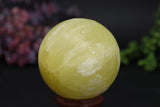 2.5" Pakistan Yellow Calcite Sphere TV32