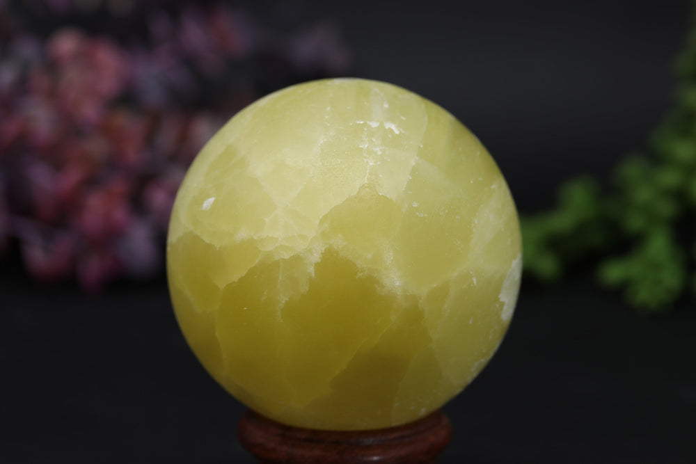 2.5" Pakistan Yellow Calcite Sphere TV32