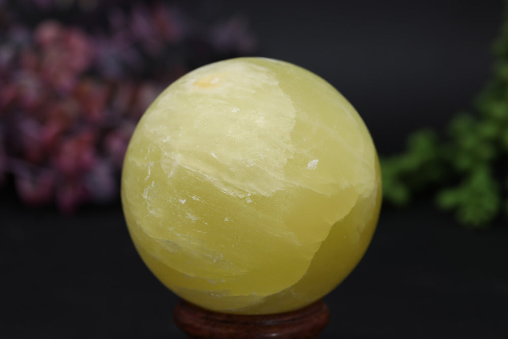 2.5" Pakistan Yellow Calcite Sphere TV32