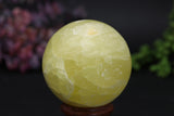 2.5" Pakistan Yellow Calcite Sphere TV32