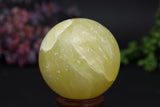 2.5" Pakistan Yellow Calcite Sphere TV32
