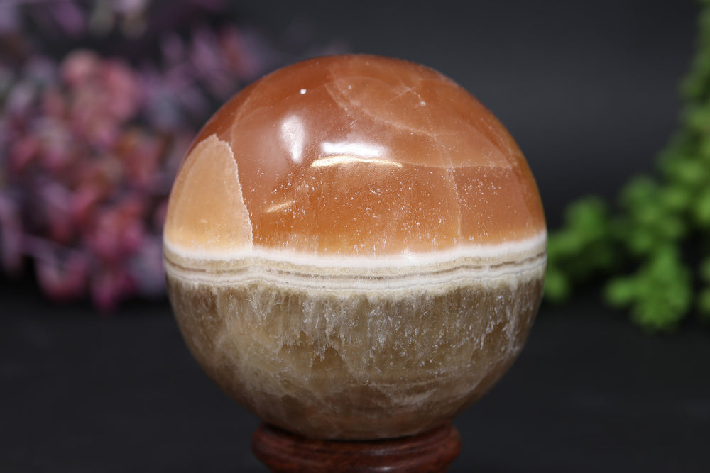 2.75" Pakistan Honey Calcite Sphere TV52
