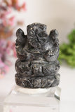 Larvikite Ganesha Carving TV695
