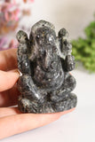 Larvikite Ganesha Carving TV706