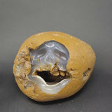 Agate Nodule Skull Carving DM922